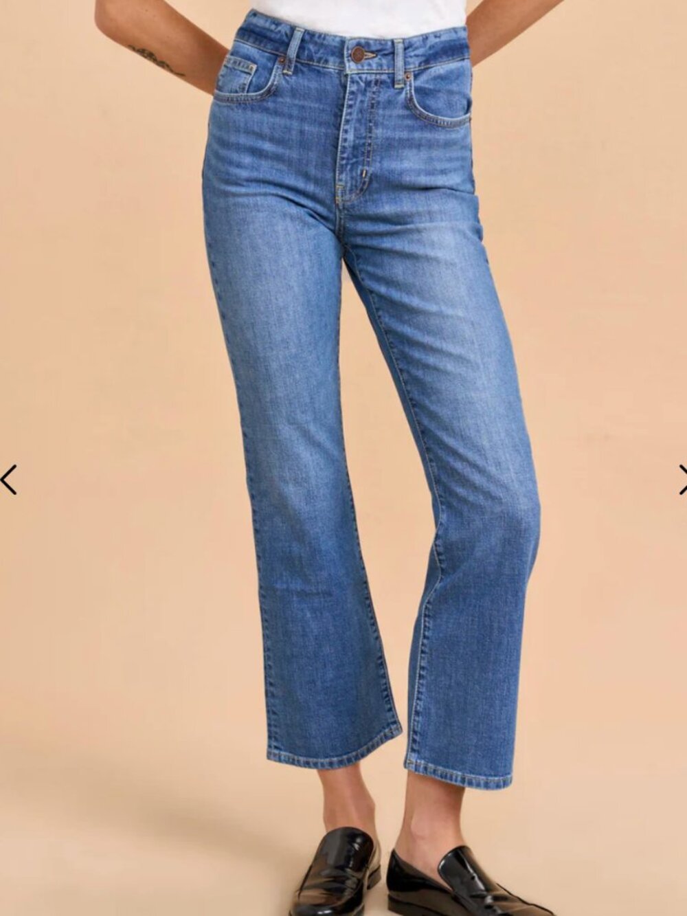 NWT Meredith High-Rise Cropped Flare Jean - 24 - Picture 3 of 12